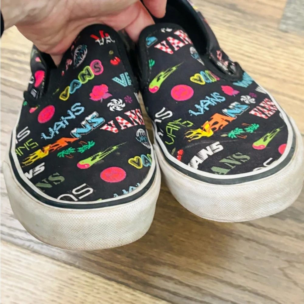 *Vans Off-the-Wall multi-logo sneakers 8.5 - Picture 5 of 7